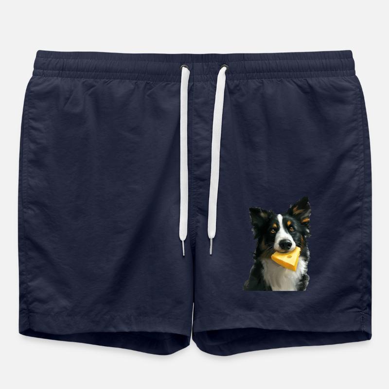 Chien - Short de bain - bleu marine