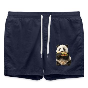 Panda - Short de bain - bleu marine - Devant - AI Model Male 185 light (185cm)