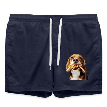 Beagle - Short de bain - bleu marine - Devant - AI Model Male 185 light (185cm)