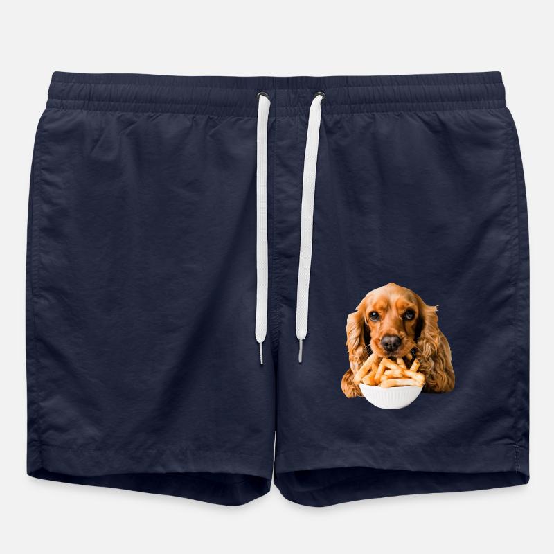 Cocker Spaniel - Swim Trunks - french navy