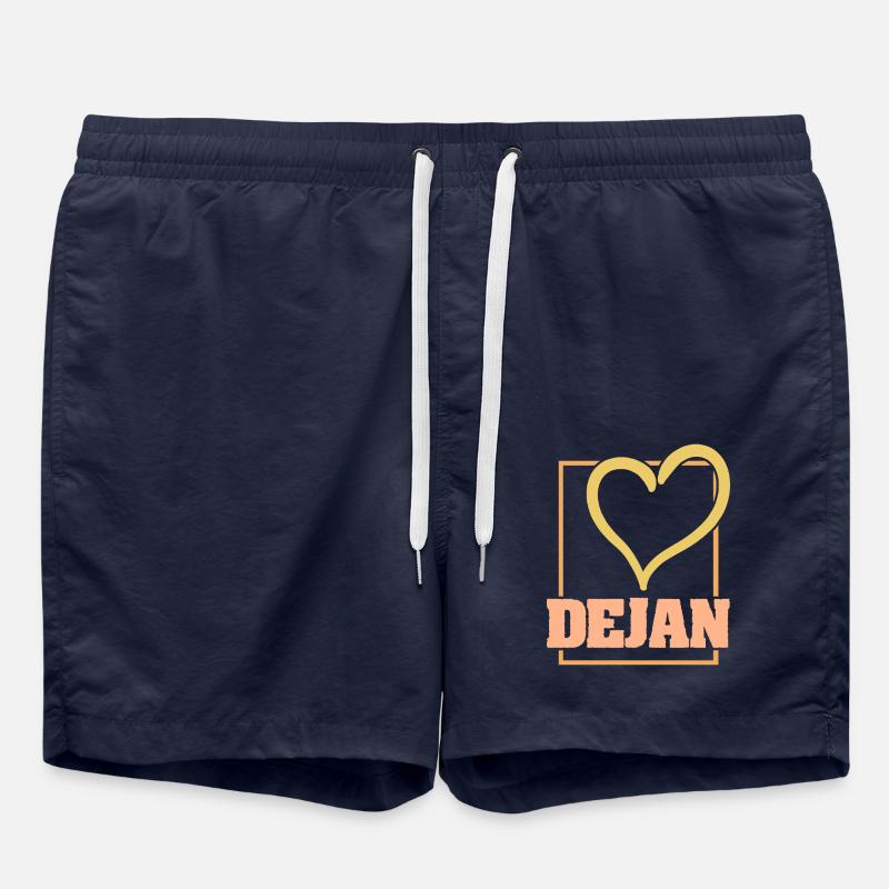 Cœur Dejan - Short de bain - bleu marine