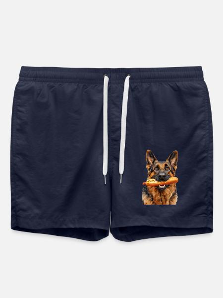 German Shepherd - Swim Trunks - french navy