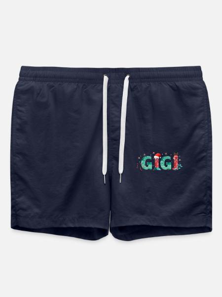 Weihnachten Gigi Oma Design Christmas Gigi - Badeshorts - French Navy