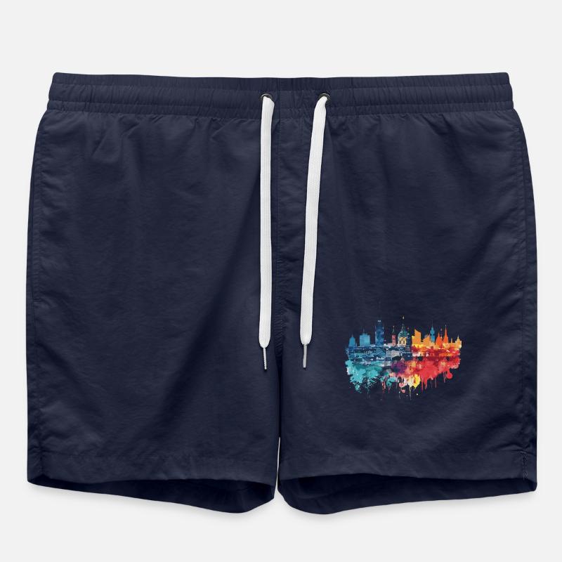 Chełm - Short de bain - bleu marine