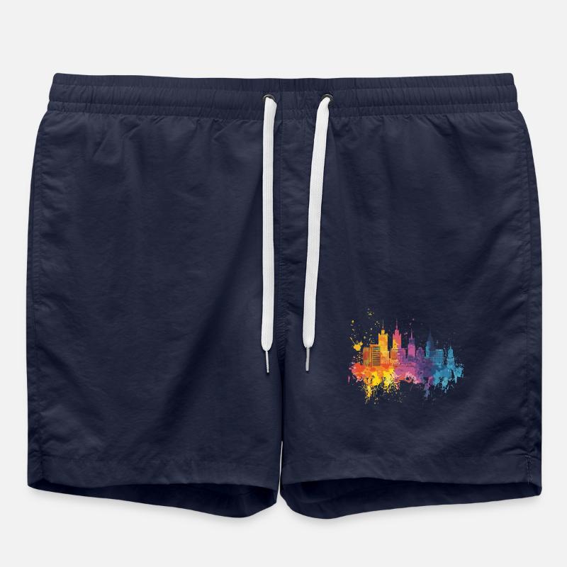 Katowice - Short de bain - bleu marine