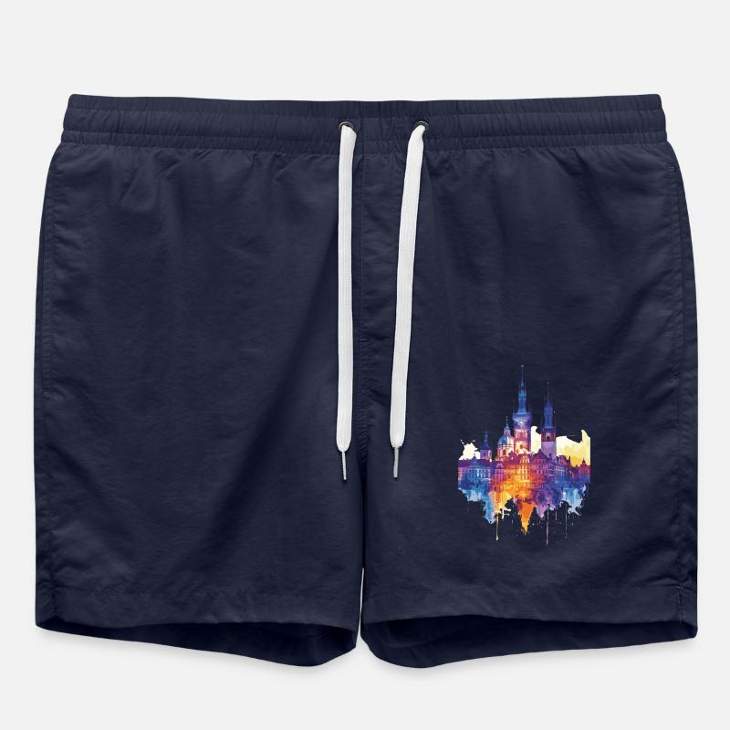 Zielona Góra - Short de bain - bleu marine