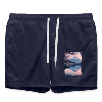 Japon - Short de bain - bleu marine - Devant - AI Model Male 185 light (185cm)