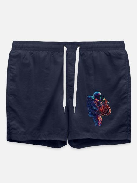 Astronaut Tuba - Badeshorts - French Navy