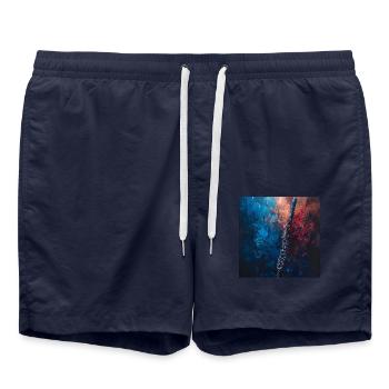 Flûte - Short de bain - bleu marine - Devant - AI Model Male 185 light (185cm)