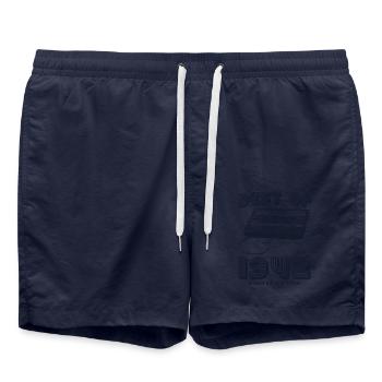 Best of 1942 Retro Mixtape Vintage 83rd Birthday - Swim Trunks - french navy - Front - AI Model Male 185 light (185cm)
