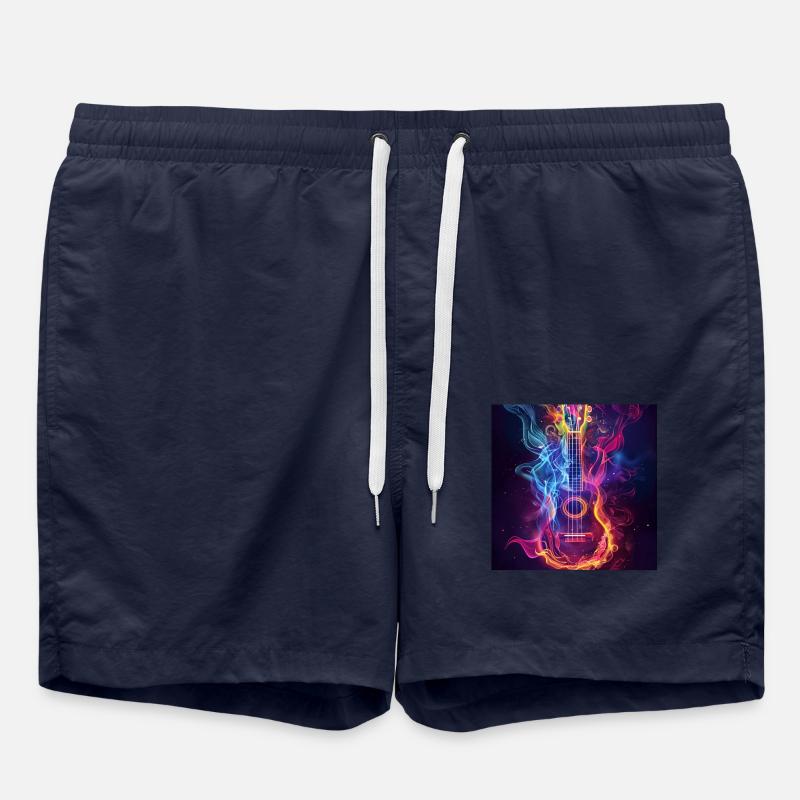 Ukulele - Badeshorts - French Navy