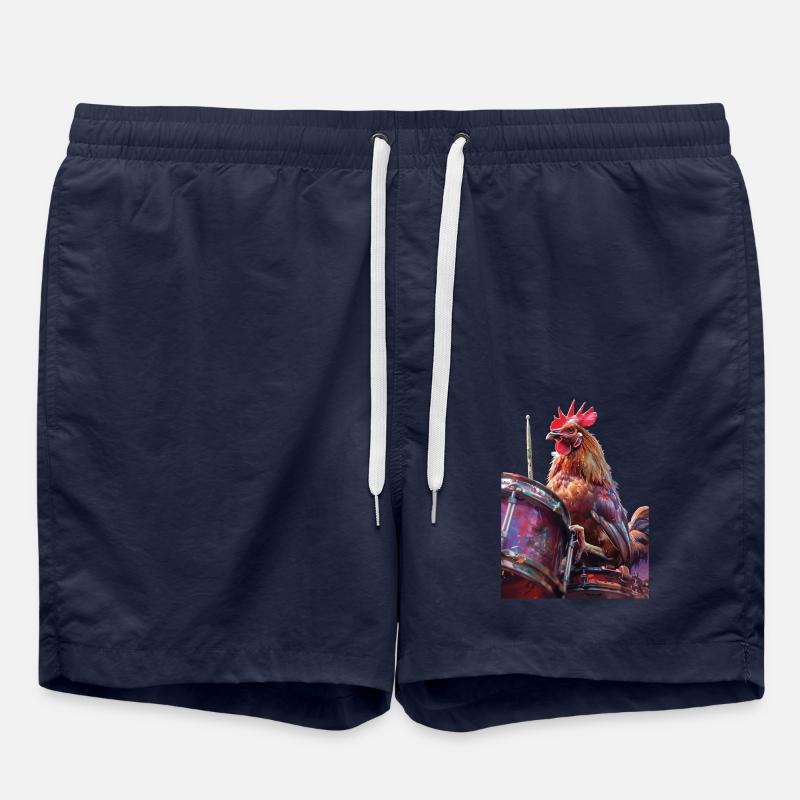 Hahn Trommeln - Badeshorts - French Navy