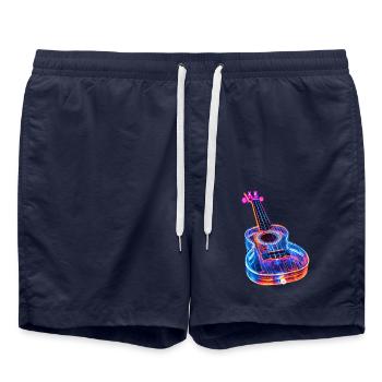 Ukulélé - Short de bain - bleu marine - Devant - AI Model Male 185 light (185cm)