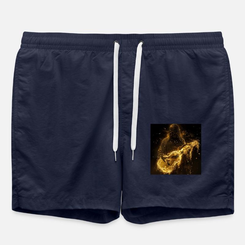 Ukulele - Badeshorts - French Navy