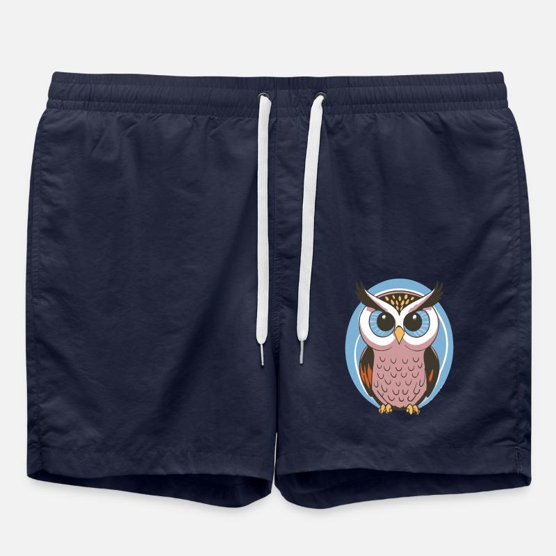 HIBOU MIGNON - Short de bain - bleu marine