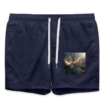 Banjo - Badeshorts - French Navy - Vorne - AI Model Male 185 light (185cm)