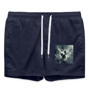 Schlagzeug - Badeshorts - French Navy - Vorne - AI Model Male 185 light (185cm)