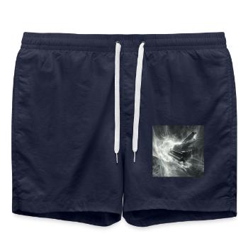 Klavier - Badeshorts - French Navy - Vorne - AI Model Male 185 light (185cm)
