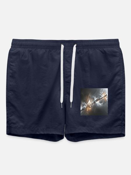Querflöte - Badeshorts - French Navy