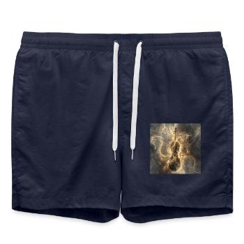 Violine - Badeshorts - French Navy - Vorne - AI Model Male 185 light (185cm)