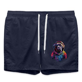 Cane Corso - Badeshorts - French Navy - Vorne - AI Model Male 185 light (185cm)