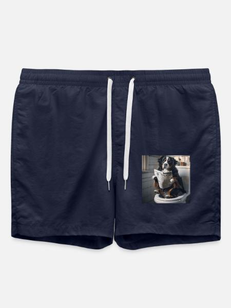 Berner Sennenhund - Badeshorts - French Navy
