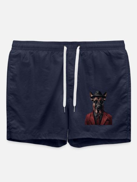 Belgischer Malinois - Badeshorts - French Navy