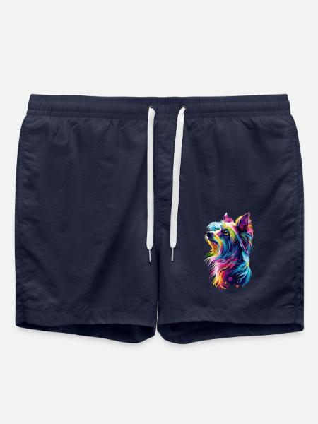 Chinesischer Schopfhund - Badeshorts - French Navy