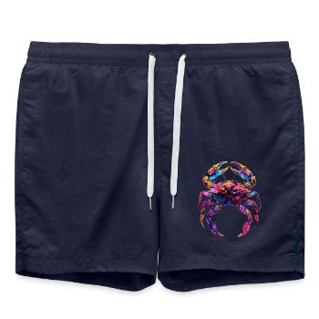 Krabbe - Badeshorts - French Navy - Vorne - AI Model Male 185 light (185cm)