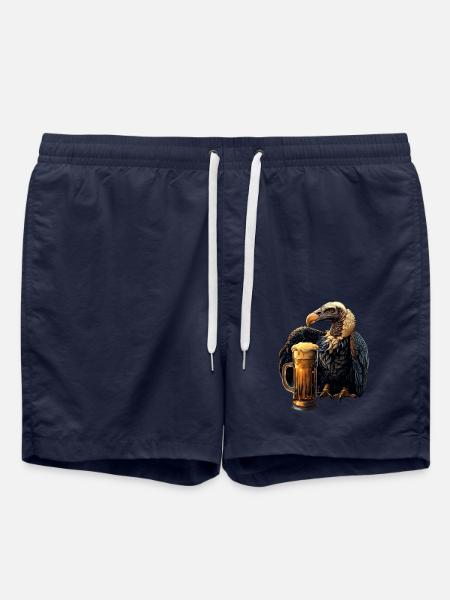Geier Bier - Badeshorts - French Navy