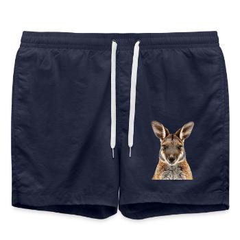 Wallaby - Badeshorts - French Navy - Vorne - AI Model Male 185 light (185cm)
