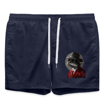 Tarpon - Badeshorts - French Navy - Vorne - AI Model Male 185 light (185cm)