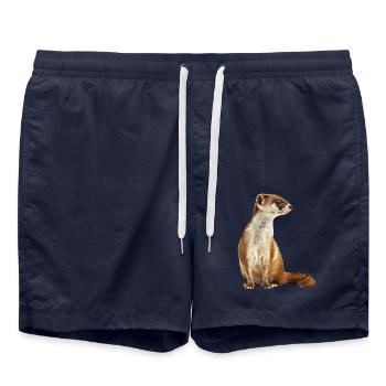 Wiesel - Badeshorts - French Navy - Vorne - AI Model Male 185 light (185cm)