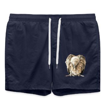 Geier - Badeshorts - French Navy - Vorne - AI Model Male 185 light (185cm)