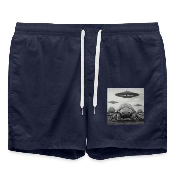 Assel - Badeshorts - French Navy - Vorne - AI Model Male 185 light (185cm)