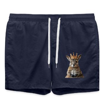 Wallaby - Badeshorts - French Navy - Vorne - AI Model Male 185 light (185cm)
