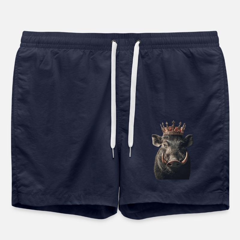 Warzenschwein - Badeshorts - French Navy