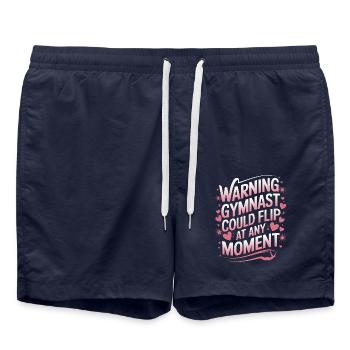 Turnen Turner Gymnastik - Badeshorts - French Navy - Vorne - AI Model Male 185 light (185cm)