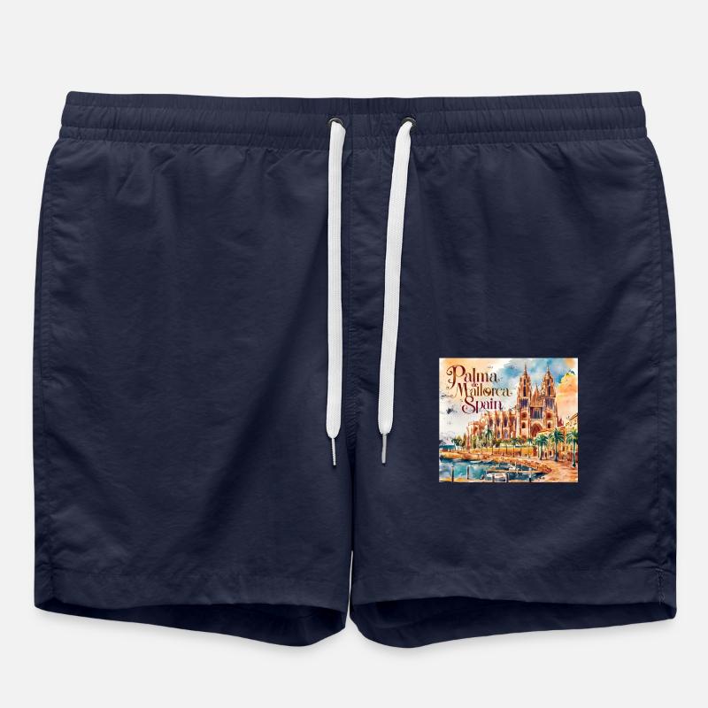 Palma de Mallorca - Swim Trunks - french navy