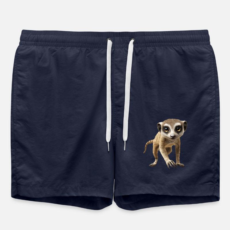 Erdmännchen - Badeshorts - French Navy
