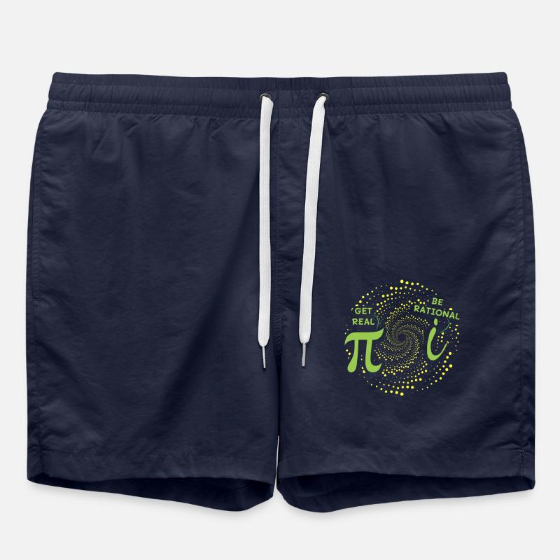 Être réel ou être rationnel - Short de bain - bleu marine