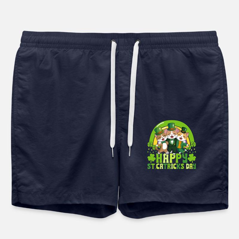 Bonne fête de la Saint-Catrick - Short de bain - bleu marine