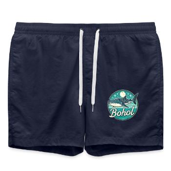 Bohol, Philippines - Short de bain - bleu marine - Devant - AI Model Male 185 light (185cm)