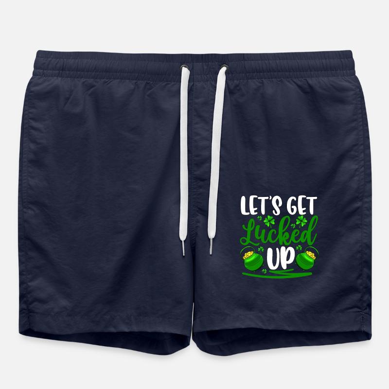 Let's get lucked up - Swim Trunks - french navy