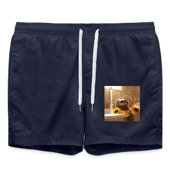 Faultier - Badeshorts - French Navy - Vorne - AI Model Male 185 light (185cm)