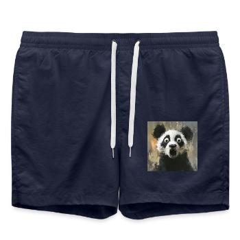 Panda - Badeshorts - French Navy - Vorne - AI Model Male 185 light (185cm)