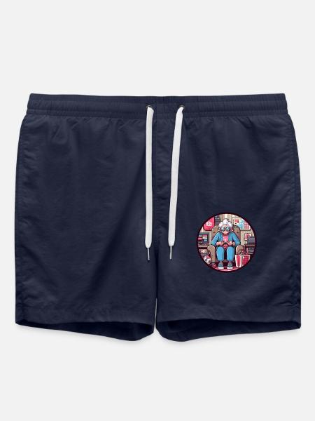 Gamer Granny - Swim Trunks - french navy