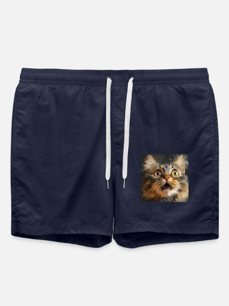 Maine Coon - Badeshorts - French Navy