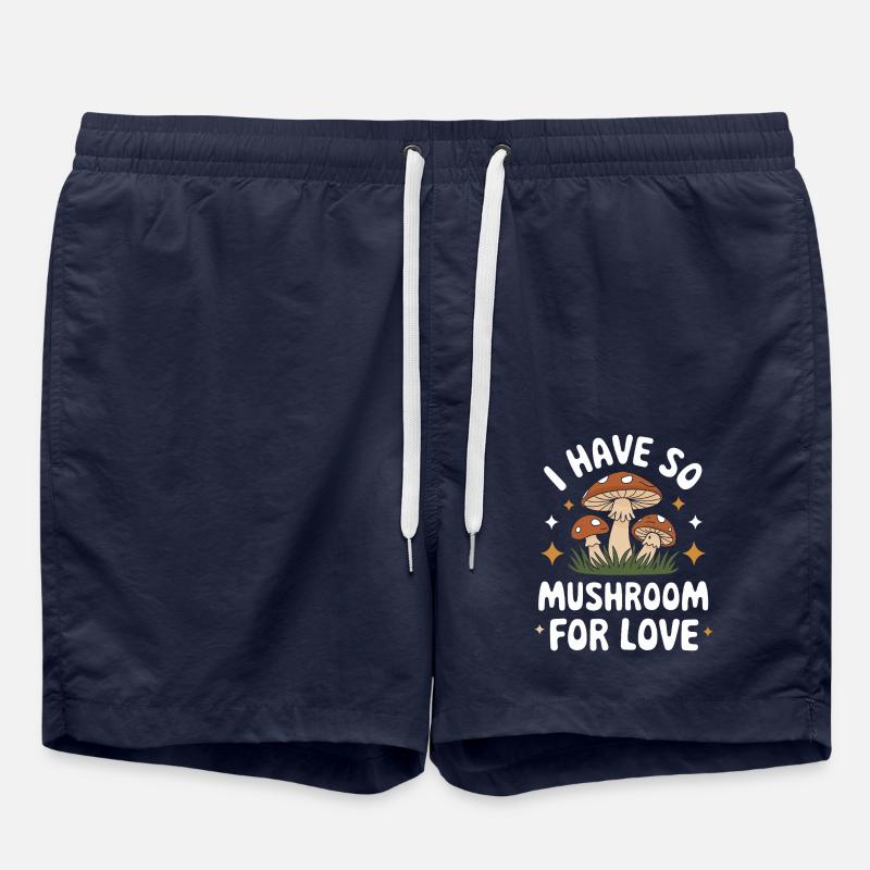 Mushroom Mushrooms Funghi Mushroom - Swim Trunks - french navy