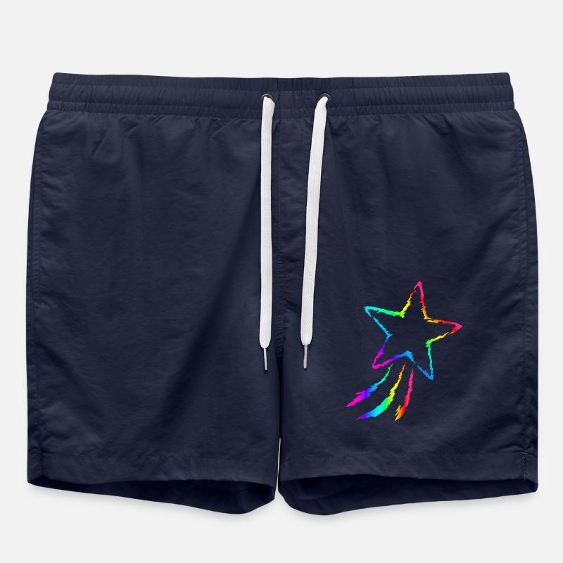 Étoile filante - Short de bain - bleu marine